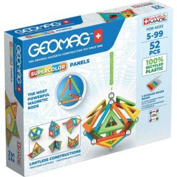 Geomag SuperColor EcoFriendly 378 Set de Construcción Magnética 52 piezas