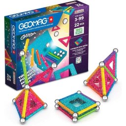 Geomag EcoFriendly Glitter Set Magnético 22 Piezas Multicolor