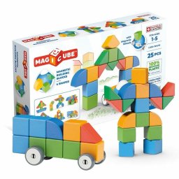Geomag Magicube RE 4 Shapes Little World 25 piezas