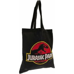 Bolsa Tote Bag Jurassic Park Logo Clásico Alta Calidad