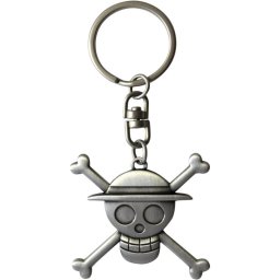Llavero 3d Calavera Tripulación Sombrero De Paja One Piece Metal