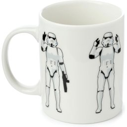 Taza Soldado Imperial Saludando Original Stormtrooper Star Wars Cerámica 300 Mls