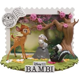 Diorama Bambi 100 Aniversario Disney D-stage 12 Cms