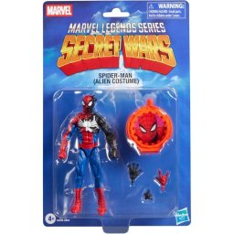 Figura Spider-man Alien Costume Secret Wars Marvel Legend Series Articulada 15 Cms