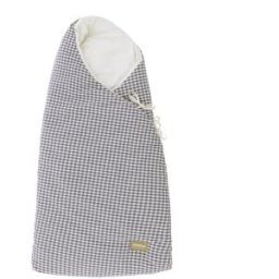 Cambrass Saco Capazo Cruzado Capucha bebé Gris 38x80x8 cm
