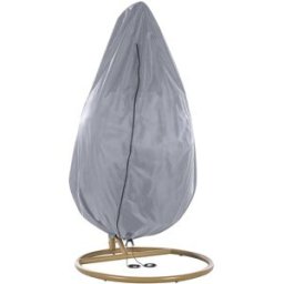 Beliani Funda de protección impermeable 200 cm 120 cm 120 cm gris