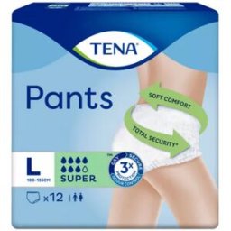 Tena Pantalon Calzoncillos Super L 100/135cm x12