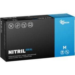 Nitril Ideal Blue Guantes De Nitrilo Sin Talco Tamaño M 100 Ud