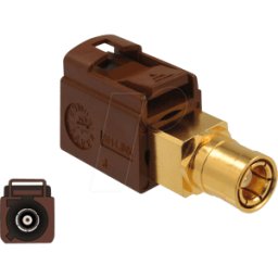 DELOCK 89682 - Adaptador HF, toma FAKRA F > toma SMB