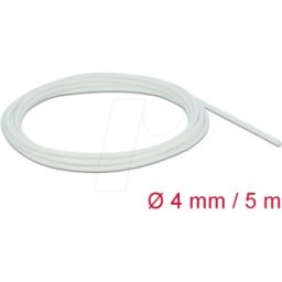 DELOCK 18926 - Funda de fibra de vidrio 5 m x 4 mm en blanco