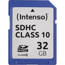 INTENSO 3411480 - Tarjeta de memoria SDHC de 32GB, Intenso Clase 10