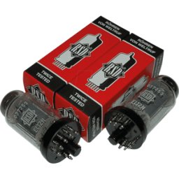 RSD TUBE EL12N X2 - Tubo de electrones, tubo de potencia, Y8A, 8 patillas, par empar