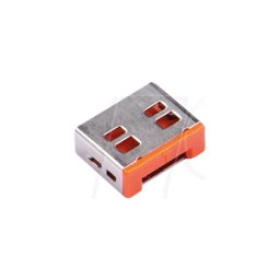 SMARTKEEPER SK UL03P1OR - Cerradura de puerto, USB Tipo A, 10 piezas, naranja