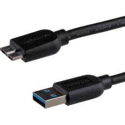 STARTECH.COM ST USB3AUB50CMS - Cable USB 3,0, macho a macho Micro B, 0,5 m..
