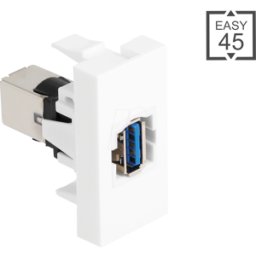 DELOCK 90910 - Fácil 45 USB 5 Gbps Tipo-A a USB Tipo-B.