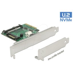 DELOCK 89921 - PCI Express x4 Card U.2 NVMe > internal SFF-8654 4i + SFF-8639