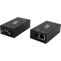EXSYS EX6111-2P - 1 puerto RS232, serie, adaptador LAN, PoE, carcasa metáli