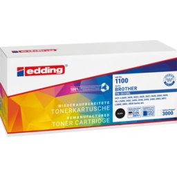 EDDING EDD-1100 - Tóner, BROTHER, negro, TN-2510XL, recarga
