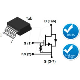 QORVO UF3SC065030B7S - FET en cascada de SiC, 650 V 62 A Rdson 0,027 R, D²Pak-7L