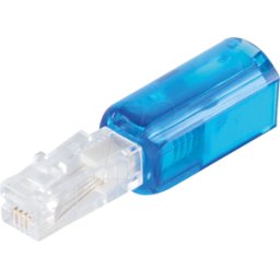 SHIVERPEAKS SHVP BS71216-B - Twist-Stop, diseño estrecho, azul-transparente