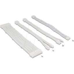 DELOCK 84542 - Juego de cables alargadores PSU de 30 cm, 5 piezas, incl. PCIe 5