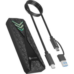 ICYBOX ICY IB1805MLCU31 - Carcasa externa M.2 NVMe SSD, USB 3,2 tipo C.