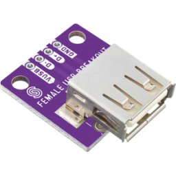 SOLDERED DEBO USB-A F - Placas de desarrollo - Placa adaptadora USB tipo A, enchufe