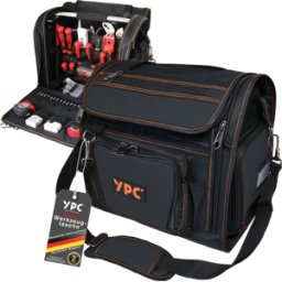 YOUR PERFECT CASE YPC BG00003BKBK - Bolsa de herramientas "Foreman" XL, negro, 37x36x27cm, 20 kg de