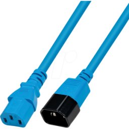 TTL NETWORK TTL 7100-0,9M-B - Cable de alimentación C13 a C14, 0,9 m, azul