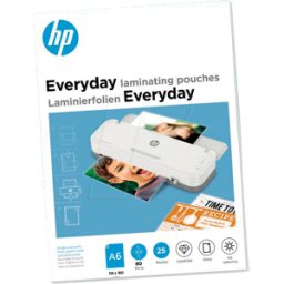 HEWLETT PACKARD HP EL9156 - Láminas de laminación calientes, DIN a6, 80 mic, 2