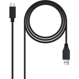 Nanocable Cable USB 3.1 GEN2 10Gbps 3A USB-C/M para USB-A/M 1.5 M Negro