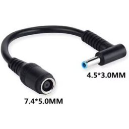 Adaptador de carga HP Blue Tips 7,4x5,0mm a 4,5x3,0mm, A+