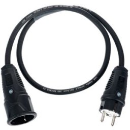 Stairville Power Cable 1m 1,5mm² Negro