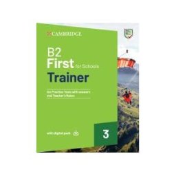 Cambridge University Press B2 First For Schools Trainer 3 Trainer With Answers With Digital Pack