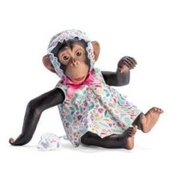 LOLA LA CHIMPANCÉ VESTIDO FLORES