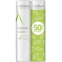 A-DERMA Duplo Stick Labial Avena 2 X4 g