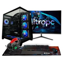 PC Sobremesa Nitropc Pack Diamond i7-12700KF 32GB 2TB NVMe RTX 5060 Monitor 27" FullHD RGB