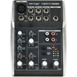 Mesa de mezclas Behringer Xenyx 502S analógica 5 entradas USB preamplificador XENYX