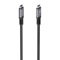 Cable USB 3.2 Gen1 Aisens 5Gbps 4K@60Hz 3A 60W E-Mark USB-C a USB-C Negro 7m