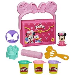 Set de masa moldeable Play-Doh Disney Junior Maletín Panadería con Minnie 3 Botes