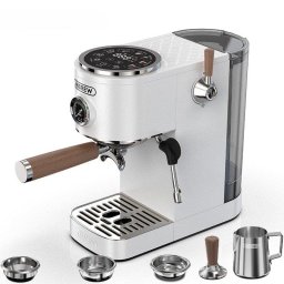 Cafetera Espresso HiBREW H13 1,3 L 20 bares con pantalla táctil y vapor