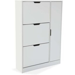 Versa Home Cómoda en madera aglomerada blanco