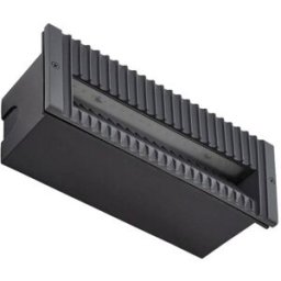 Lucande Lámpara de pared exterior de aluminio negro