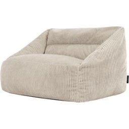 Icon Puf sofá infantil de pana beige