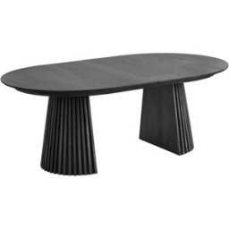 Moloo Mesa de comedor de 200 a 300 cm negra