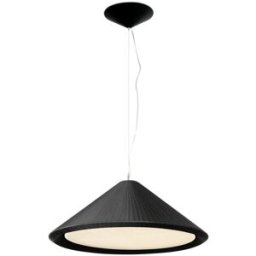 FARO BARCELONA Lámpara de suspensión aluminio negro 70x70x187.5 cm