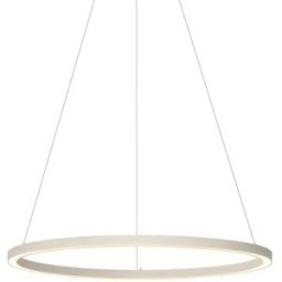 QAZQA Lámpara colgante diseño beige led 80 cm