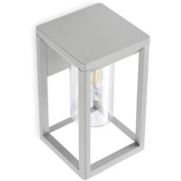 Lindby Lámpara de pared exterior de aluminio gris