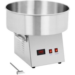 Royal Catering Máquina de algodón de azúcar - 52 cm - 1200 W - acero inoxidable 10011583