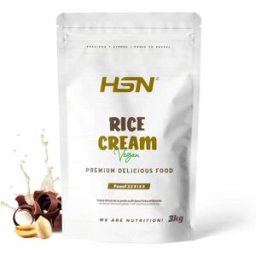 HSN Crema de arroz 3kg chocolate y cacahuete - Recetas Saludables - Polvo - 100 Servicios